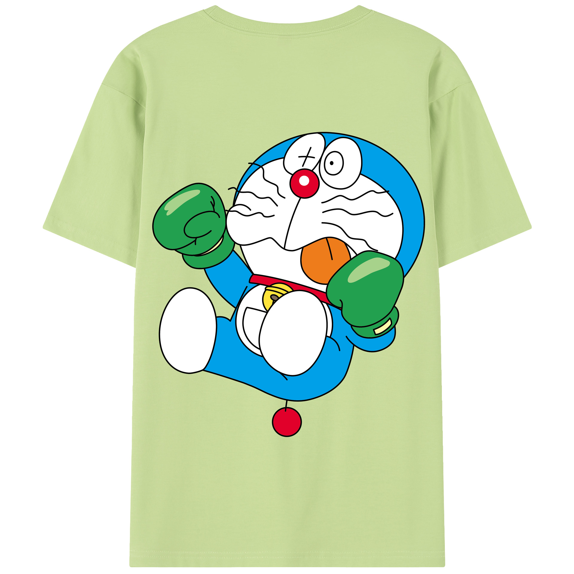 （画像用） ドラえもん Doraemon 綿100％半袖Tシャツ（背面プリント）